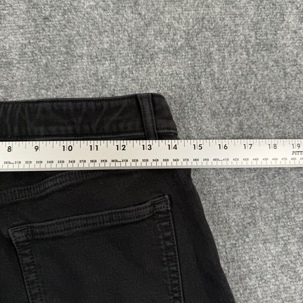 UNIQLO Jeans 27 x 30 Black Wash Slim Fit Straight Leg Pants Waist Stretch Men's - Picture 10 of 12